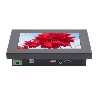 Напряжение тока дюйма 24V монитора 7 экрана касания фронта IP65 водоустойчивое для пользы автомобиля