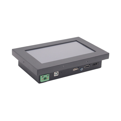 Напряжение тока дюйма 24V монитора 7 экрана касания фронта IP65 водоустойчивое для пользы автомобиля