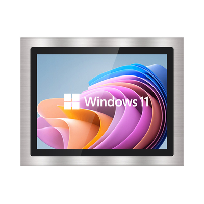Капацитивный многоприкосновный экран Монитор водонепроницаемый 4 3 LCD VGA DVI USB Яркость 250-1500cd/m2