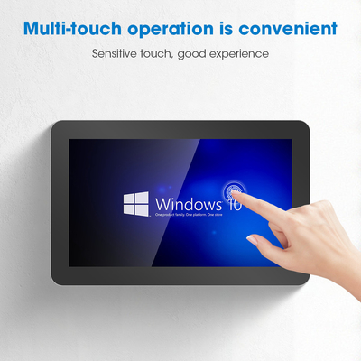 Промышленный емкостный сенсорный панель ПК с Win 10/11/Linux 1920*1080 разрешение 32G-256G SSD хранилище 350 нит