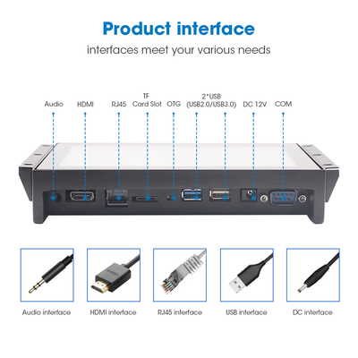 Прочный шасси Android сенсорная панель ПК IP65 Передняя ребра 1 X 100M LAN RS232/USB/RJ45/VGA/H-D-MI Интерфейс
