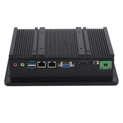 USB/RJ45/COM/VGA/HDMI/DC12V без вентилятора промышленный панельный ПК с входным напряжением 12-36V