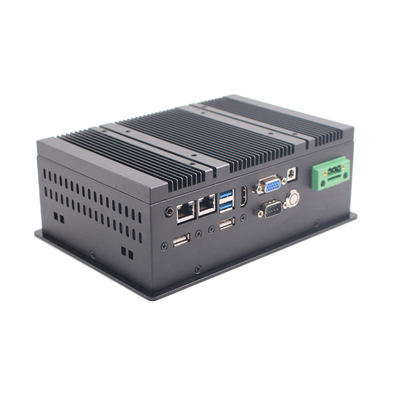 Промышленный встроенный сенсорный панель ПК 64G SSD хранилище USB/RJ45/COM/VGA/HDMI/DC12V интерфейс