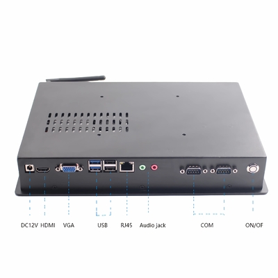 10.1 дюймовый встроенный сенсорный панель ПК J1900/ J6412/ J6413/ I3/ I5/ I7 CPU Память 32G/64G/128G/256G SSD