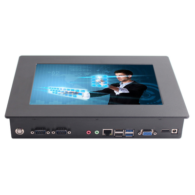 64G SSD Промышленный панель ПК Много интерфейсов USB/RJ45/COM/VGA/HDMI DC12V