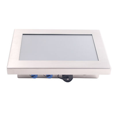 10 сталь экрана касания 1.5mm дюйма 18W 1000nits сопротивляющаяся LCD