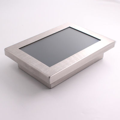 10 сталь экрана касания 1.5mm дюйма 18W 1000nits сопротивляющаяся LCD