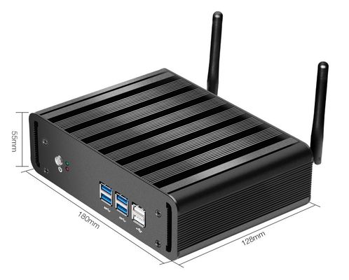 RAM Линукса DDR3L LAN Fanless мини настольный I3 5005U Win10 VGA WIFI USB