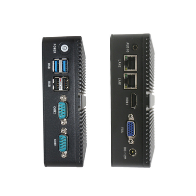 Сплав двойного RS232 компьютера ITX NUC МИНИ алюминиевый с VGA HDMI