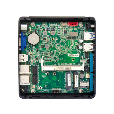 Сплав двойного RS232 компьютера ITX NUC МИНИ алюминиевый с VGA HDMI