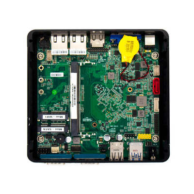 Пассивный охлаждая сплав МИНИ ПК ITX алюминиевый с портом дисплея EdP VGA HDMI