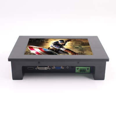 Изрезанный монитор IP65 18W 350nits Vesa экрана касания 24VDC врезал