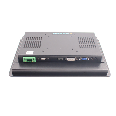 Касание VGA DVI 350nits монитора фронта IP65 изрезанное Lcd сопротивляющееся для киоска