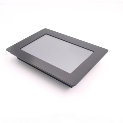 Касание VGA DVI 350nits монитора фронта IP65 изрезанное Lcd сопротивляющееся для киоска