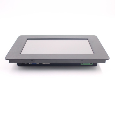 Касание VGA DVI 350nits монитора фронта IP65 изрезанное Lcd сопротивляющееся для киоска