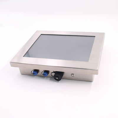 Водоустойчивый LCD контролирует 1.5mm SS 12 дюйм 5 связывает проволокой отверстие IP65 HDMI VESA