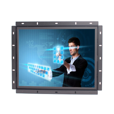 Сопротивляющийся коэффициент сжатия 4:3 монитора LCD открытой рамки экрана касания 250nits